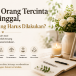 Keluarga sedang berkumpul dengan tenang setelah kehilangan orang tercinta, menggambarkan langkah awal mengurus kebutuhan kedukaan bersama DUKA